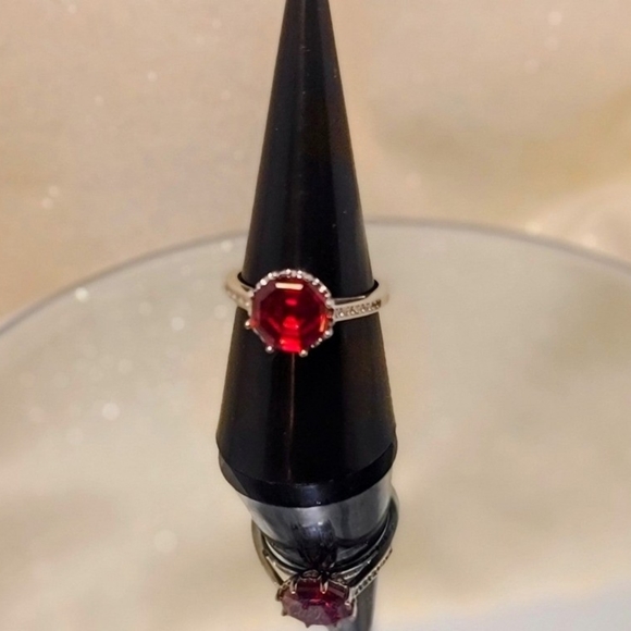 NEW Lustro Stella's Octillion Cut Swarovski Finest Zirconia in Sterling Silver - Picture 10 of 13